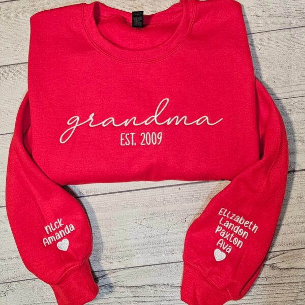 Script Embroidered Sweatshirt - Image 3