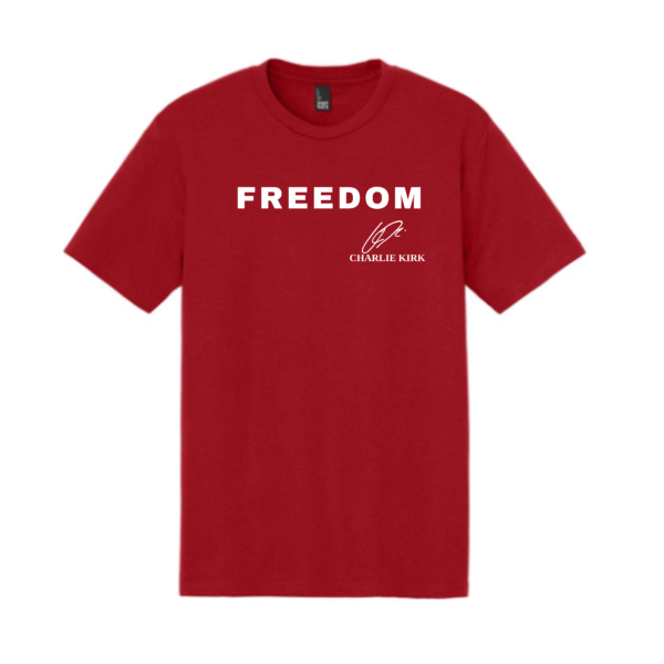FREEDOM Charlie Kirk Red