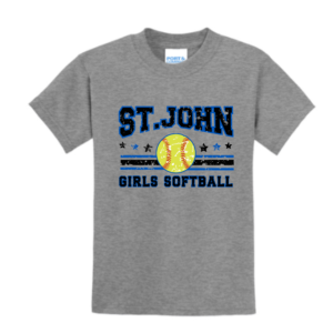 St. John Girls Softball Distressed