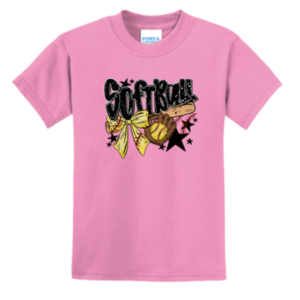 Softball Distressed