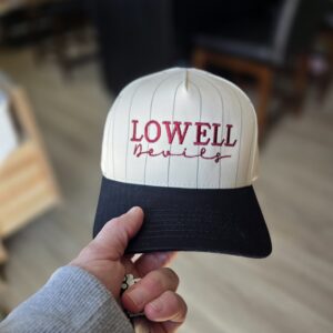 LOWELL DEVILS CURSIVE
