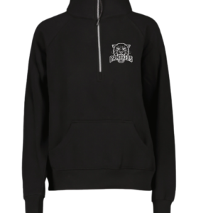 Womens Half Zip Embroidered Panthers