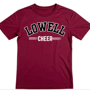 LOWELL Cheer Maroon